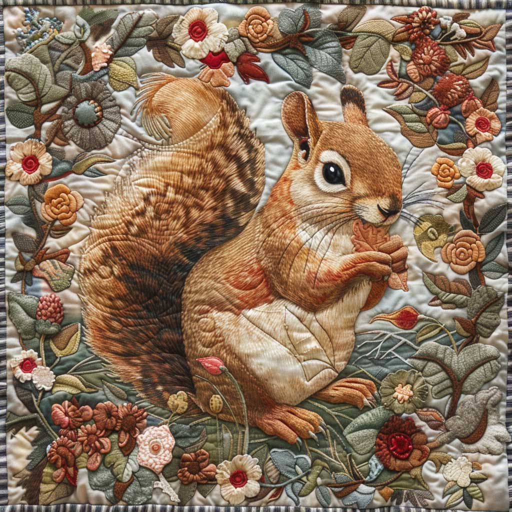 Squirrel WJ0308034CL Quilt