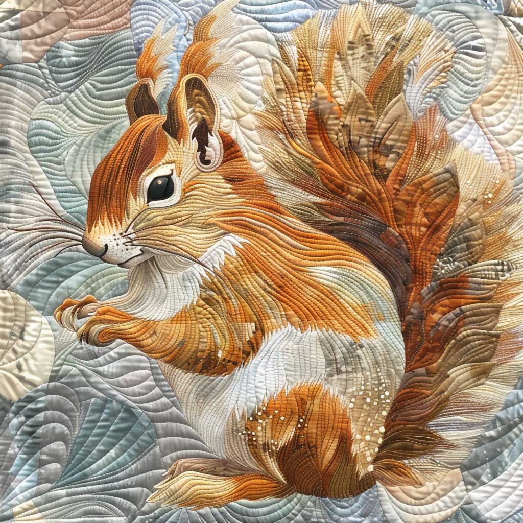 Squirrel WJ0608035CL Quilt