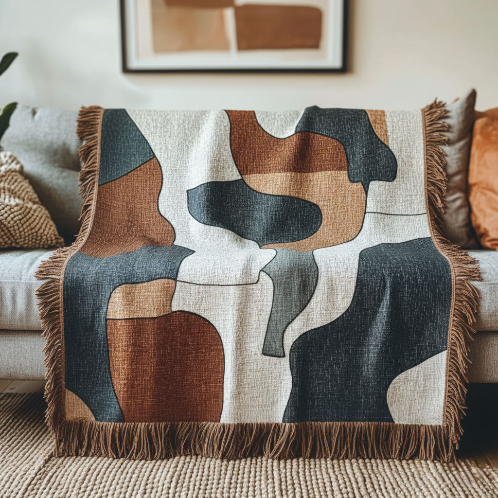 Stone Wave Boho WN2101022CL Woven Throw Blanket