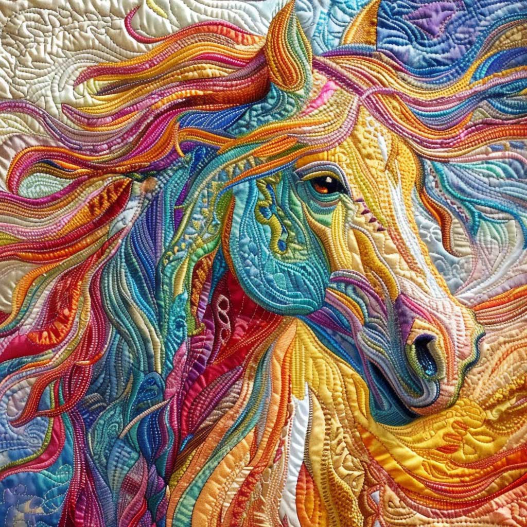 Stunning Horse WM2808022CL Quilt