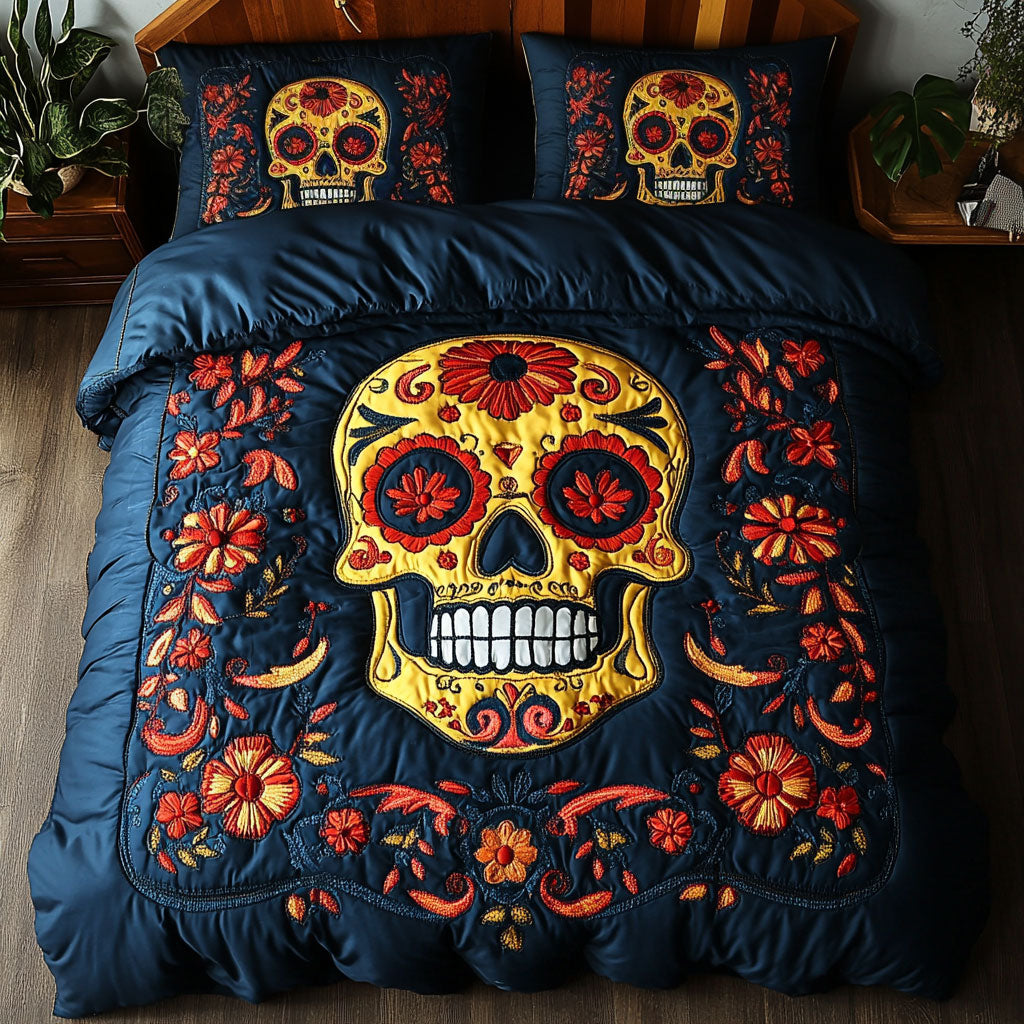 Sugar Skull WJ2003064CL Duvet Cover Set