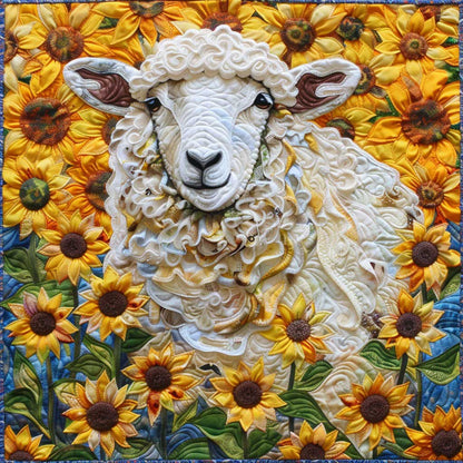 Sunflowers Sheep WM2308069CL Quilt