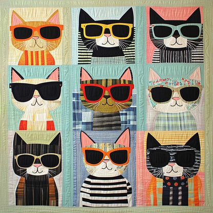 Sunglass Cat WM0608009CL Quilt