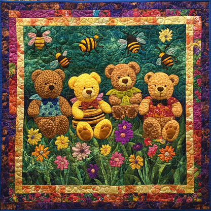 Teddy Bear Family WM0508001CL Quilt