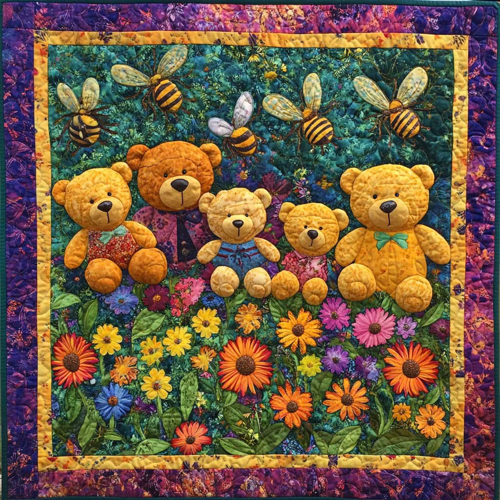 Teddy Bear WM0208043CL Quilt