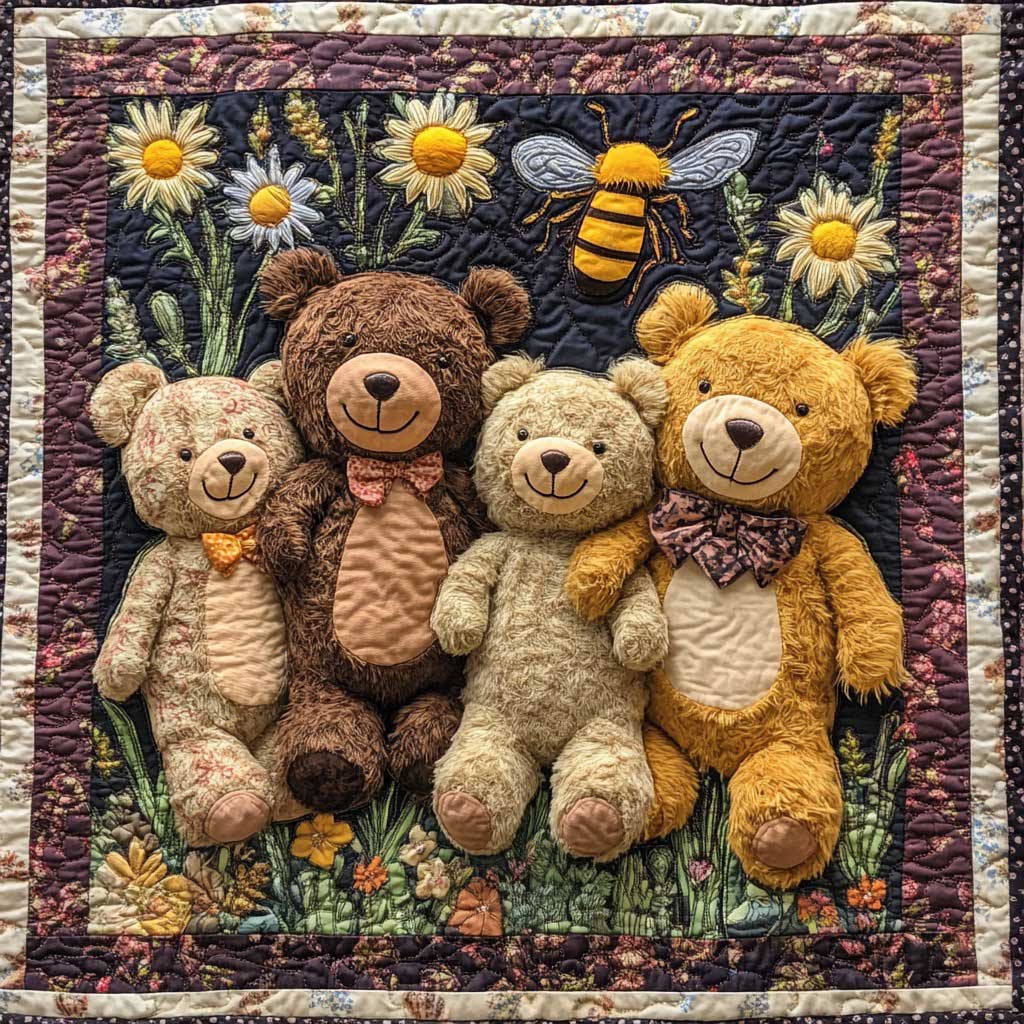 Teddy Bear WM0208044CL Quilt