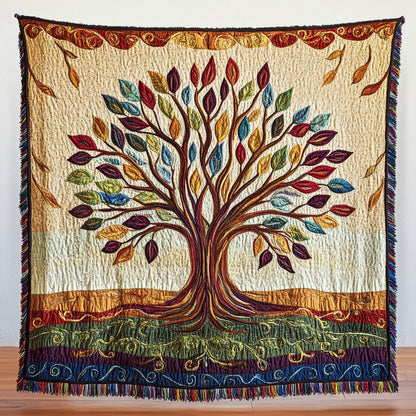 Tree of Life CW1901014CL Woven Throw Blanket