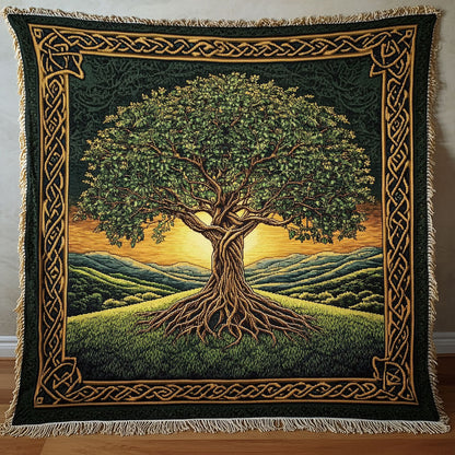 Tree of Life CW2401007CL Woven Throw Blanket