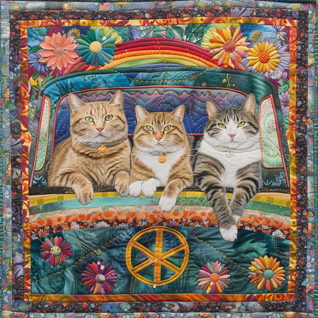 Trip Cat WM2408042CL Quilt