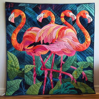 Tropical Flamingo WJ1308045CL Quilt