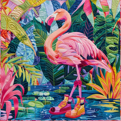 Tropical Flamingo WM2908042CL Quilt