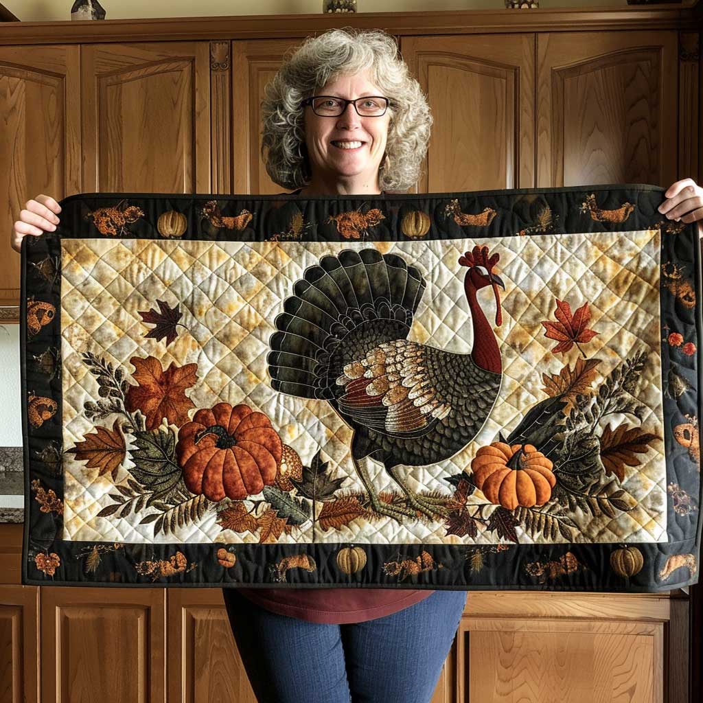 Turkey WJ2608036CL Quilted Table Runner