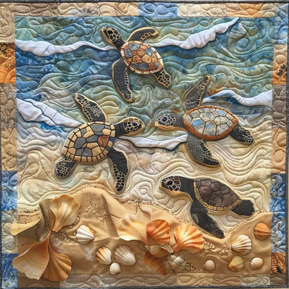 Turtle On Sand WM0509030CL Quilt