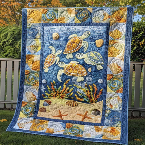 Turtle Under The Sea WJ0908030CL Quilt