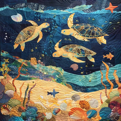 Turtle Under The Sea WJ0908033CL Quilt