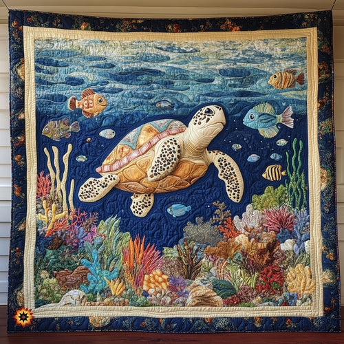 Turtle Sea WX0712027CL Quilt