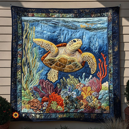Turtle Swim WX0712028CL Quilt