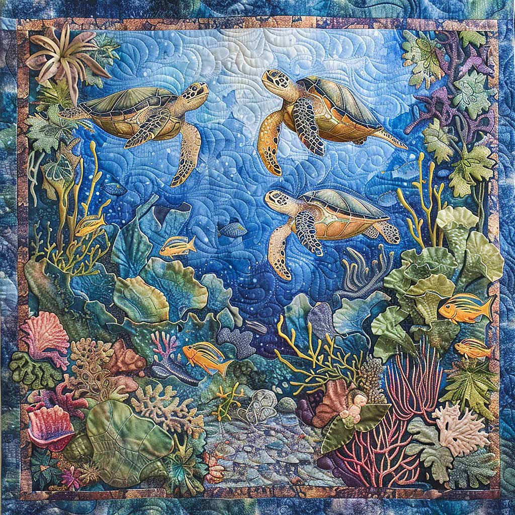 Turtles WM1408059CL Quilt