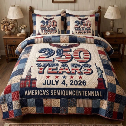 USA 250 Years Independence Day Celebration WN0404014CL Duvet Cover Set