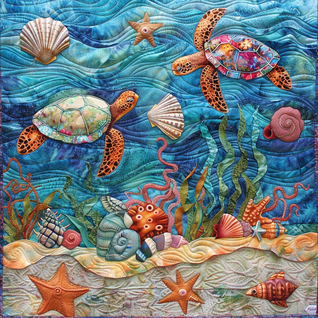 Under Sea Life WM2908034CL Quilt