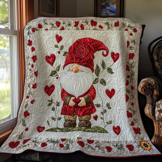 Valentine Gnome WY1212028CL Quilt