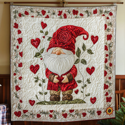 Valentine Gnome WY1212028CL Quilt