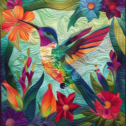 Vibrant Hummingbird WJ2208028CL Quilt