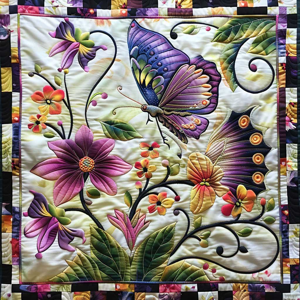 Vibrants Butterfly WM2808088CL Quilt