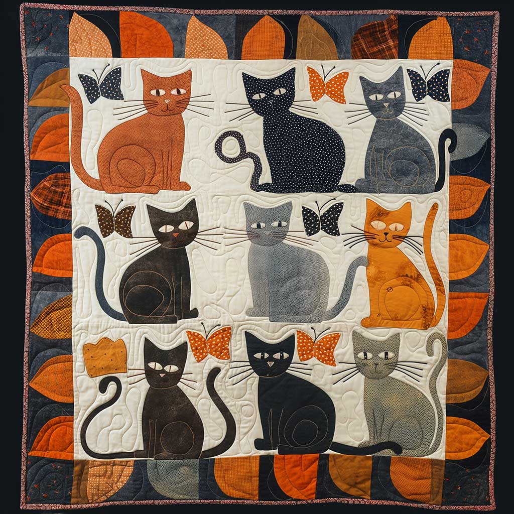 Vintage Cats WJ2108026CL Quilt