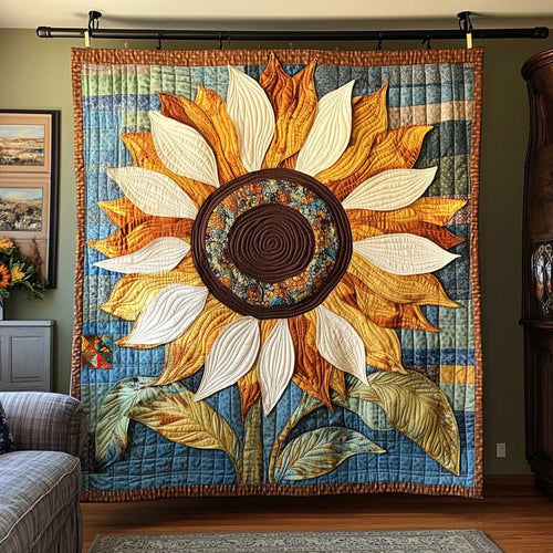 Vintage Sunflower WP2211053CL Quilt