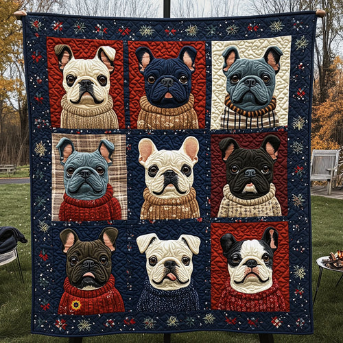 WInter French Bulldog WJ1210020CL Quilt