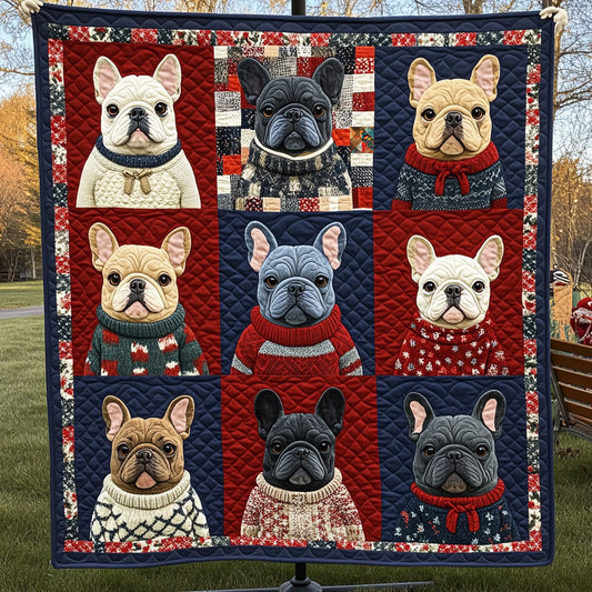 WInter French Bulldog WJ1210024CL Quilt