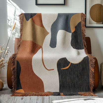 Warm Trace Boho WN2101026CL Woven Throw Blanket