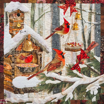 Warming Winter Cardinals WM2308007CL Quilt