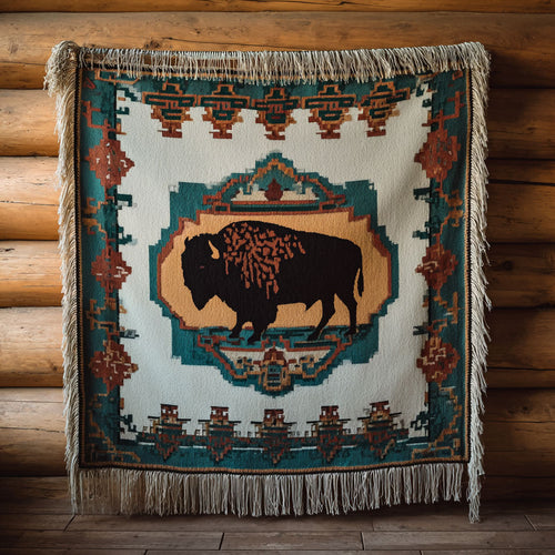 Western Totem CP2301014CL  Woven Throw Blanket