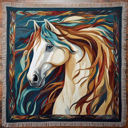 Western Horse CW2601015CL Woven Throw Blanket