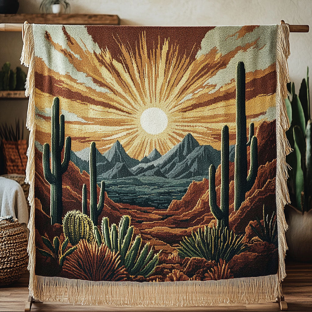 Western Sun Trail CW1901015CL Woven Throw Blanket