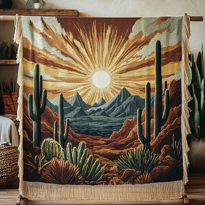Western Sun Trail CW1901015CL Woven Throw Blanket