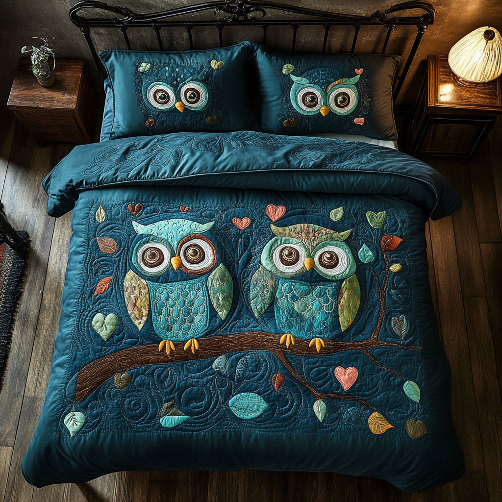 Whimsical Owls YR2601057CL Duvet Cover Set