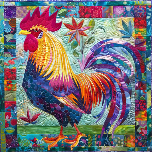 Whimsical Rooster WM2408006CL Quilt