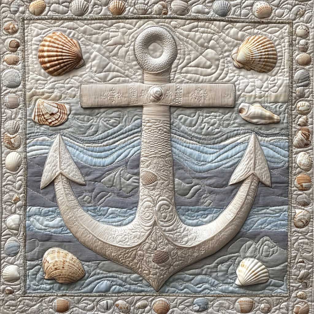 White Anchor WM0208160CL Quilt Pillow Case