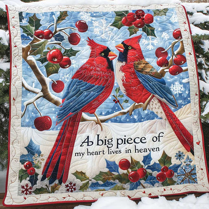 Winter Cardinal WJ3008026CL Quilt