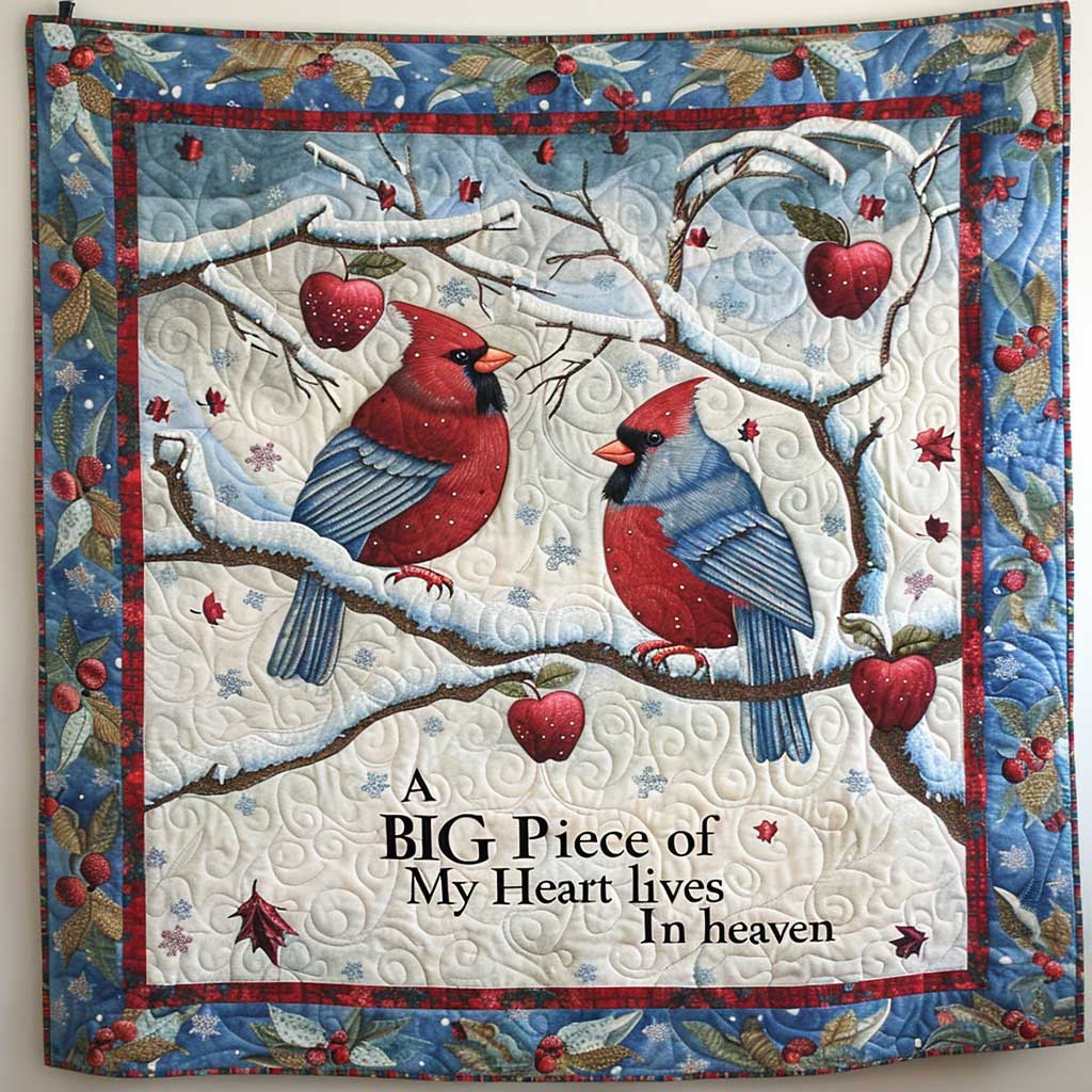 Winter Cardinal WJ3008027CL Quilt