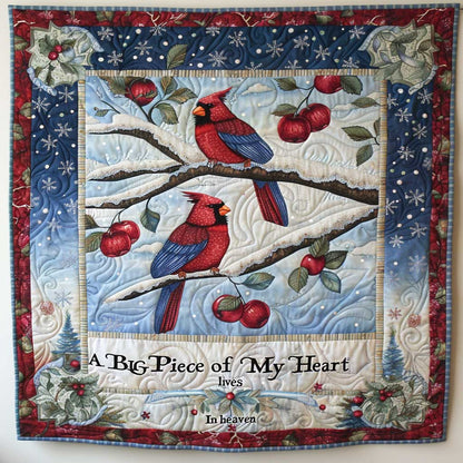 Winter Cardinal WJ3008028CL Quilt
