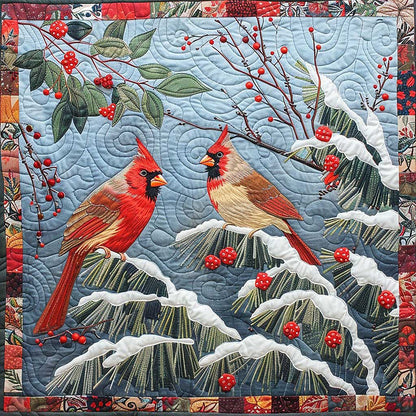 Winter Cardinals WM1508063CL Quilt