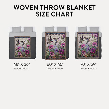 Grounded Boho WN2101009CL Woven Throw Blanket