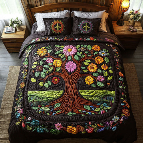 Mystic Hippie Style Tree WY1802064CL Duvet Cover Set
