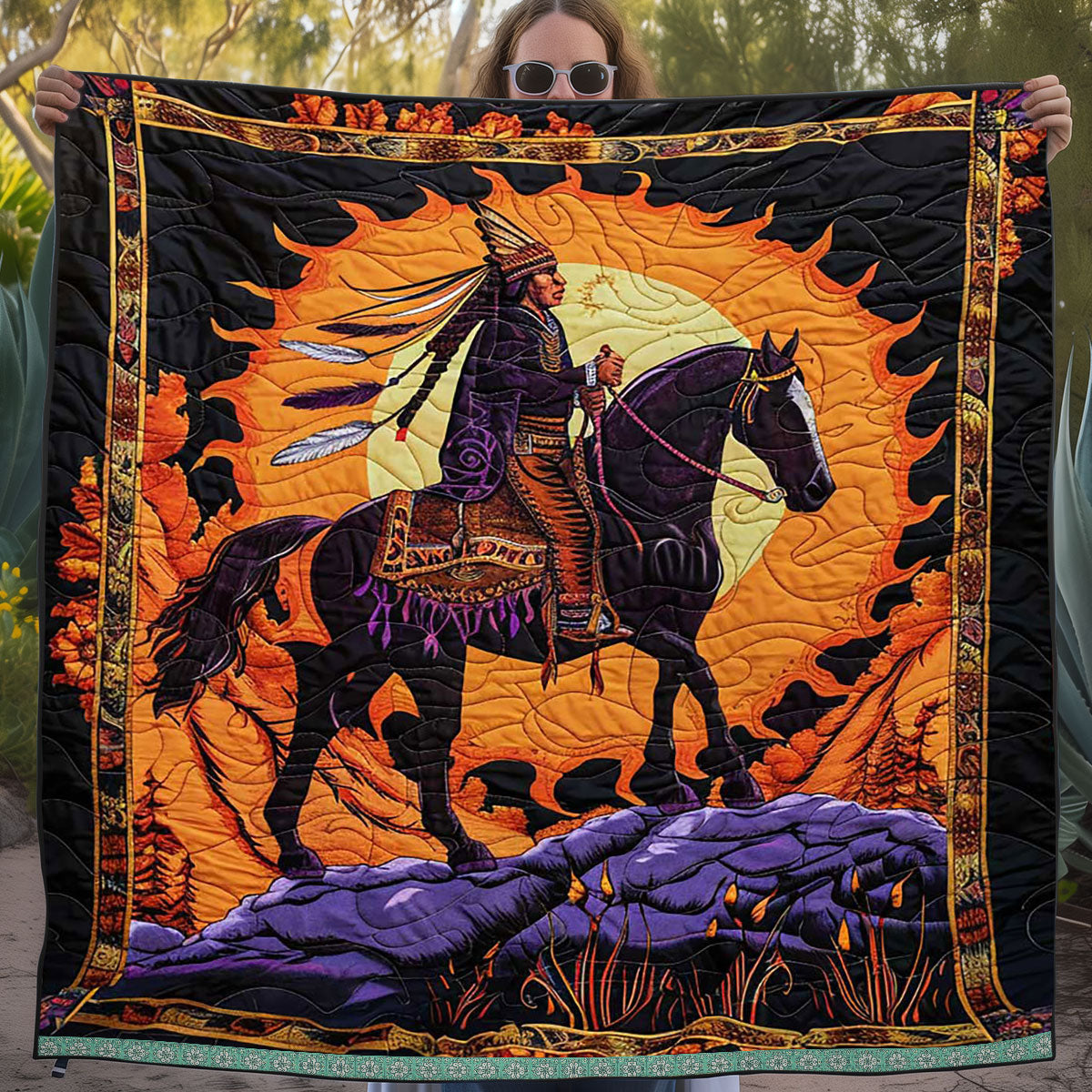 Native American WJ2609009CL Quilt