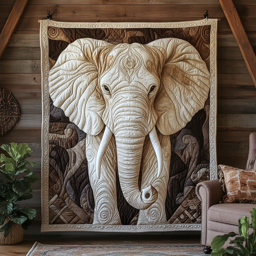 Elephant Majesty YR0801003CL Quilt