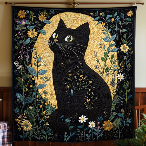 Mysterious Cat WY1810016CL Quilt